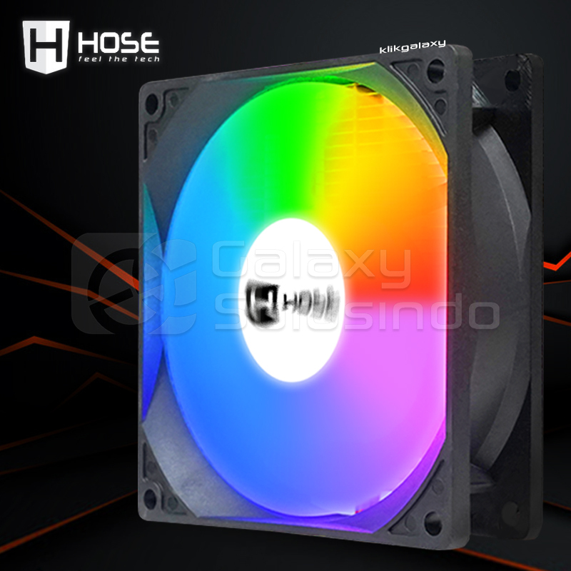 Hose Lexa Gaming Magic Wind Rainbow RGB 80mm Fan Case