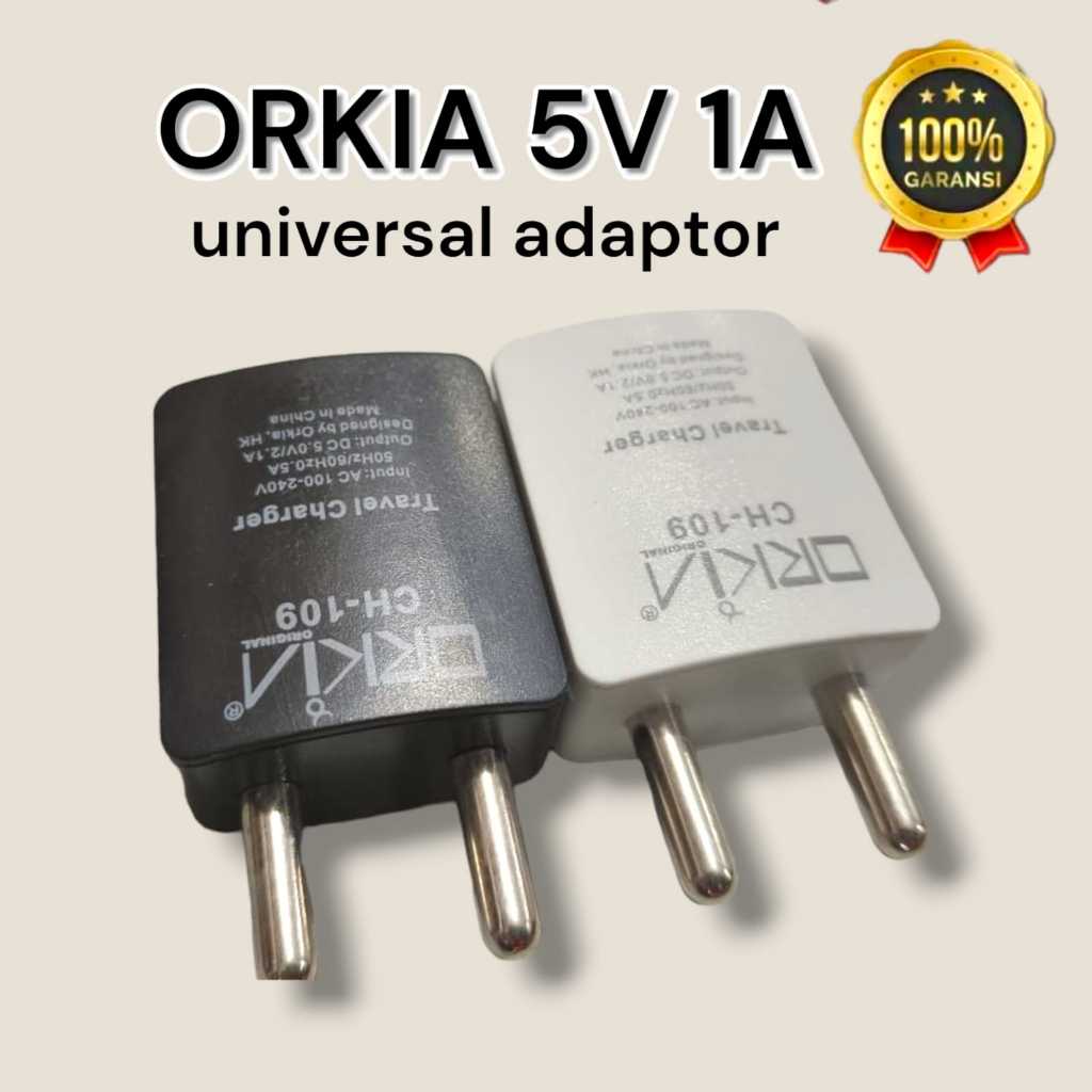 ORKIA CH-109 TRAVEL CHARGER HEAD ORIGINAL ORKIA TRAVEL CHARGER