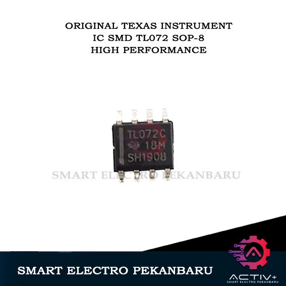 ต้นฉบับ IC TL072 SOP-8 SMD TEXAS INSTRUMENT TL072C SMD SOP-8 TL 072 072C