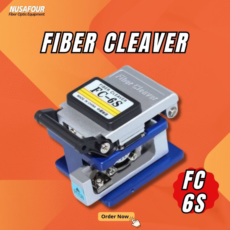 Fiber Cleaver FC-6S เครื ่ องตัดสายเคเบิลออปติกความแม ่ นยําสูง FO