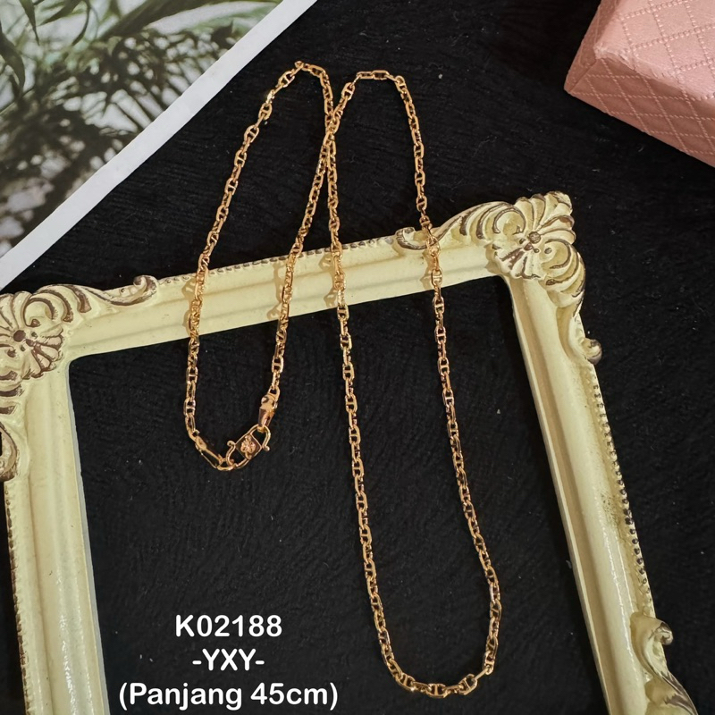 Yaxiya สร้อยคอ H โซ่ 45ซม. K02188