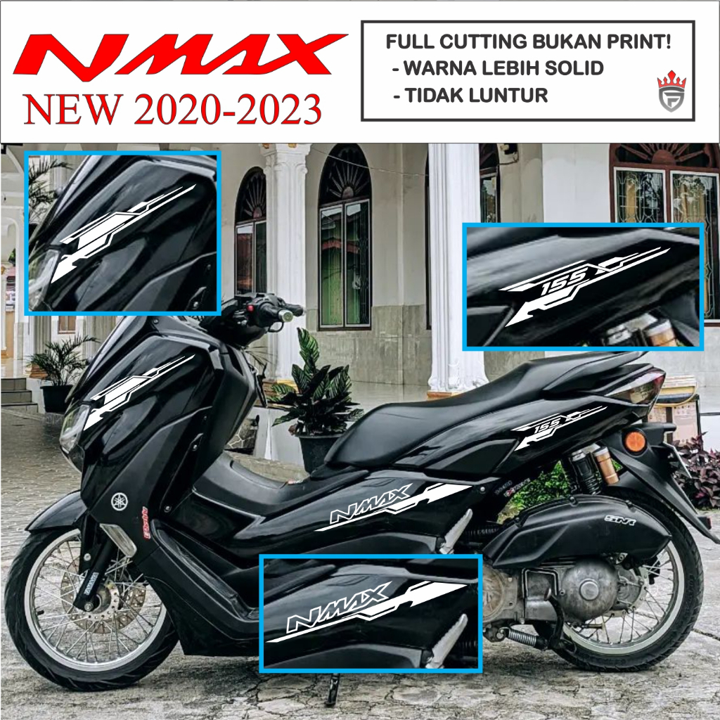 01 New Nmax Body Striping Sticker 2020 2021 2022 2023, New Nmax Body Cutting Sticker