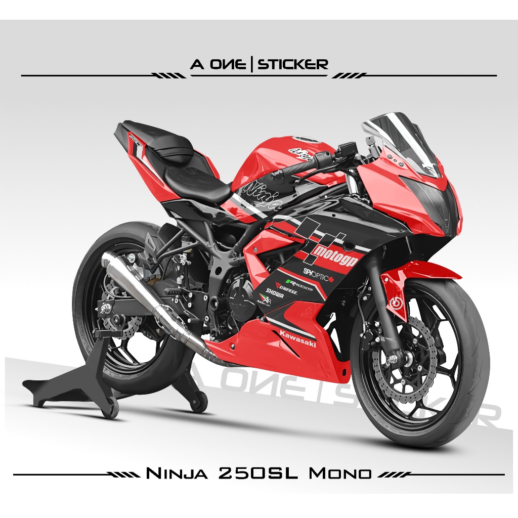 Striping NINJA 250SL MONO MOTIF 25 / สติ๊กเกอร์ / NINJA250RR MONO / 250 / RR MONO / 250RR MONO / DEC