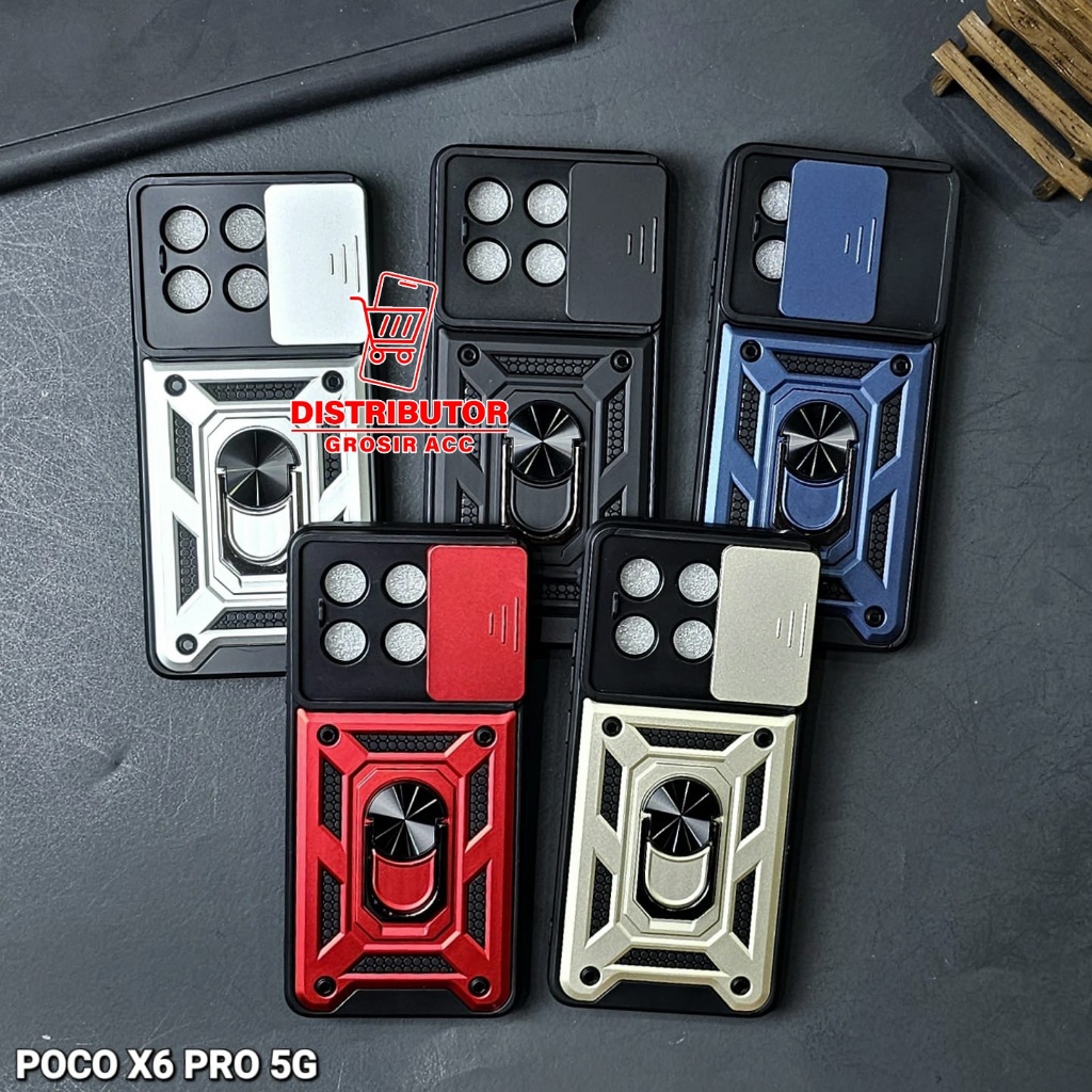 POCO X6 PRO 5G CASE TRANSFORMER SLIDE CASE ROBOT CASE POCO X6 PRO 5G