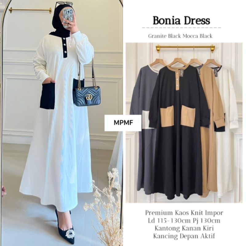 Bonia Dress • Original MPMF • Matt Flannel Premium Ld 100ซม