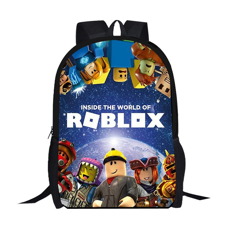 MS (5 ถุง = 1KG) HQ 6681 KINDERGARTEN BOYS SCHOOL BACKPACK ROBLOX CHARACTER RAISED LIGHT UP CHILDREN