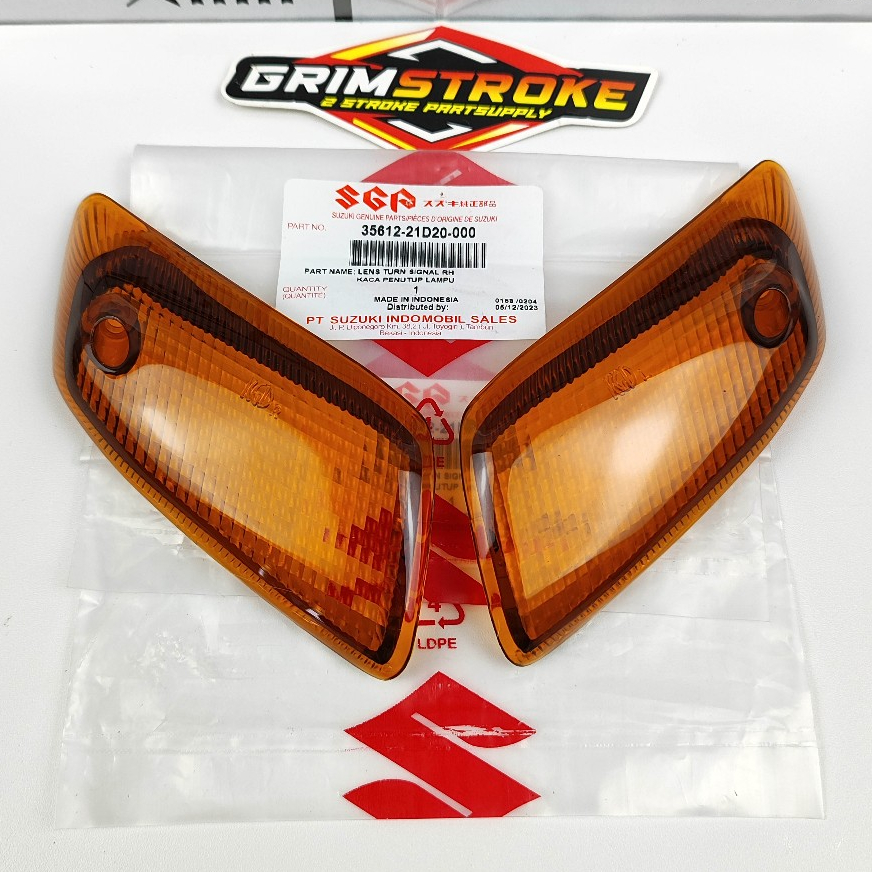 Original SGP Satria 2-Stroke Lumba RU ไฟเลี้ยวแก้ว Mica ชุดซ้ายและขวา