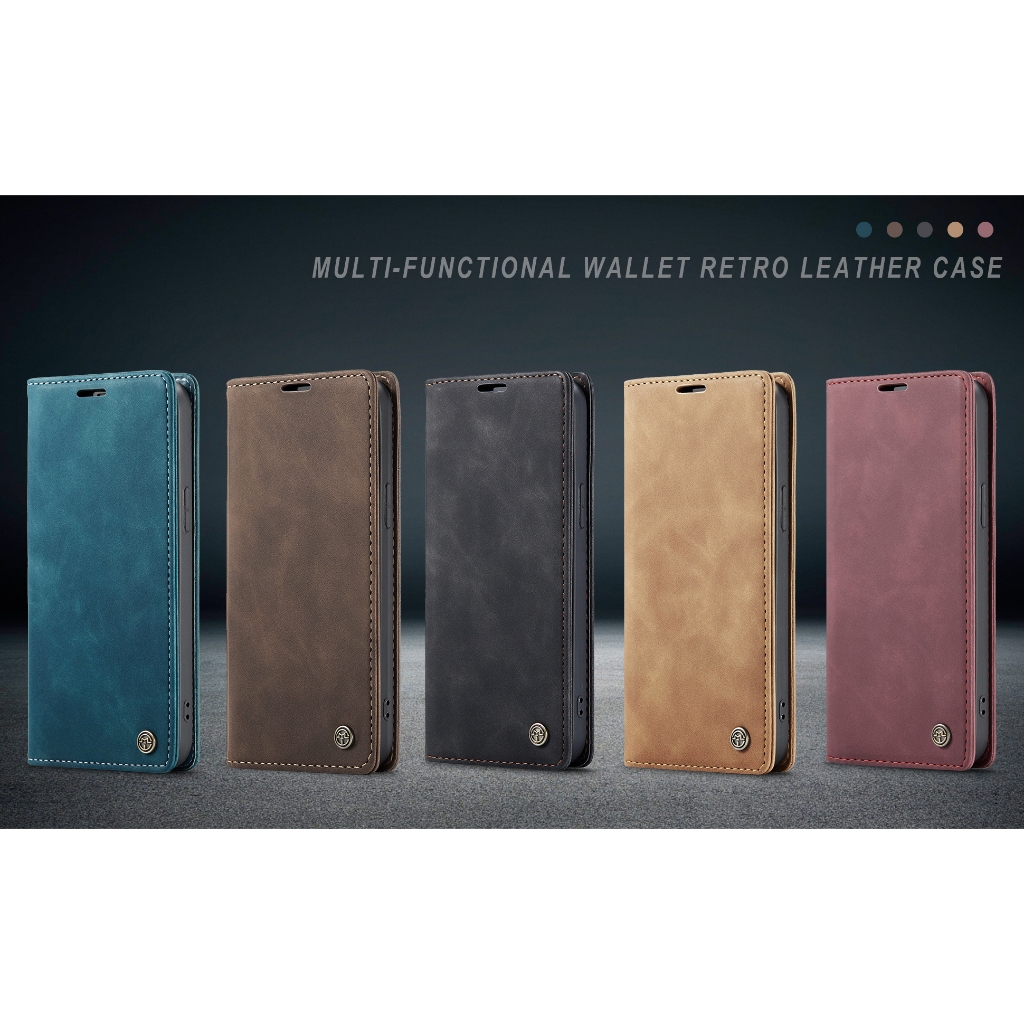 Samsung S23 S23 Plus S23 Ultra Flip Case Case Caseme Cover Leather Wallet sheath