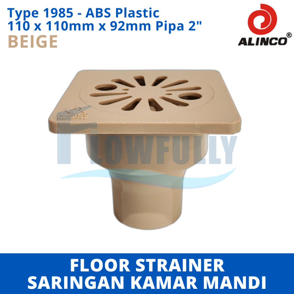 ALINCO BEIGE CREAM PVC FLOOR STRAINER