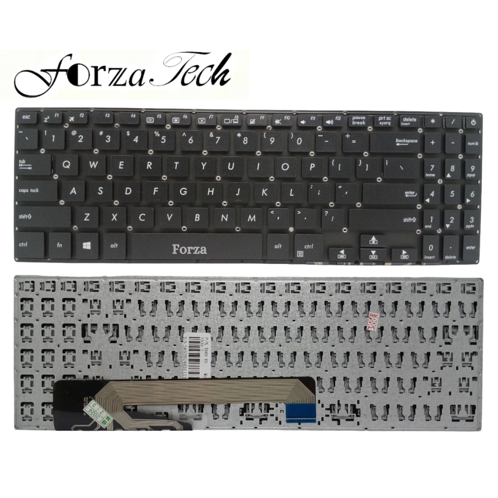 Asus แป้นพิมพ์แล็ปท็อป YX560U K560 K560U R560L F560U A560 F560L D560Y X560MA US ใหม่