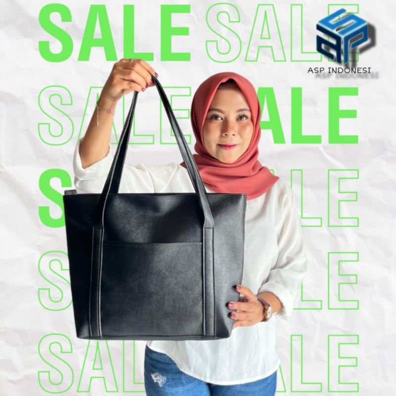 Asp-totebag /code Shopper Verina FRONT POCKET