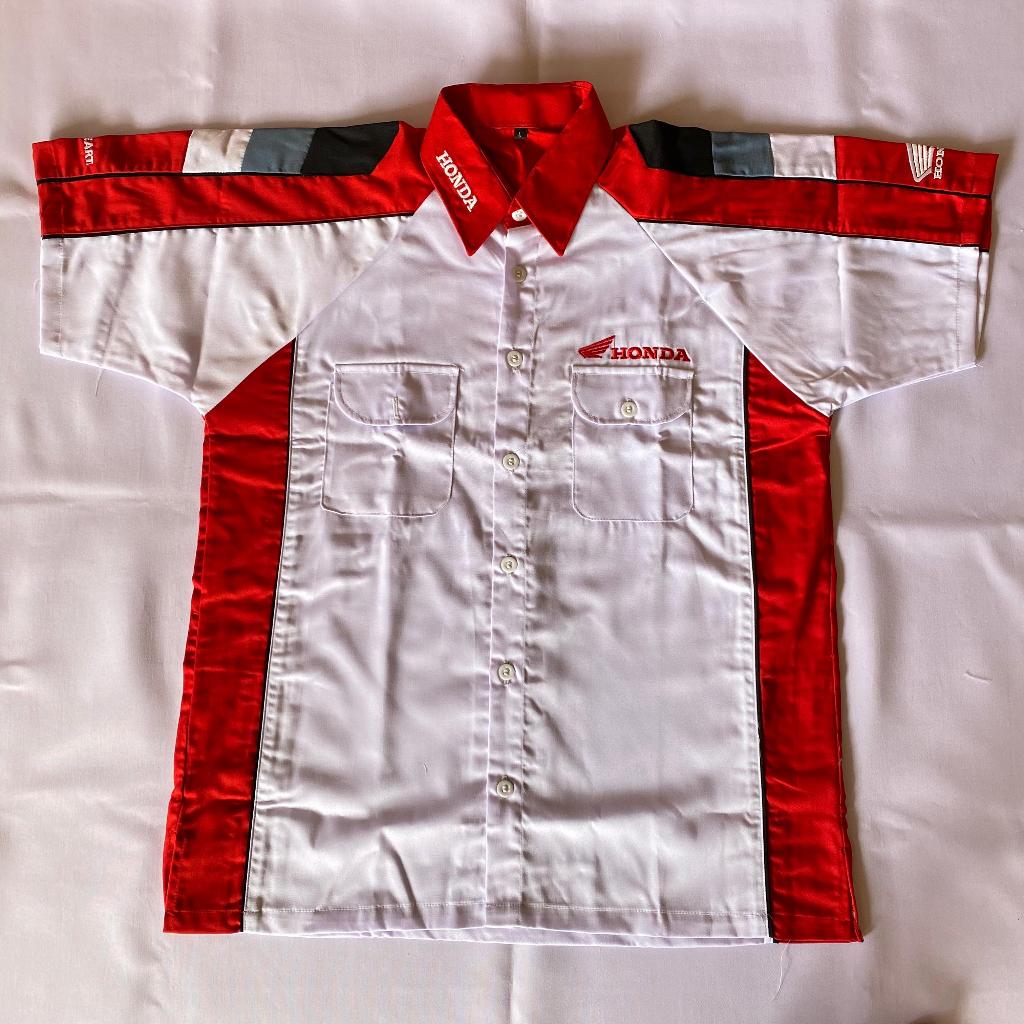 เสื้อเชิ้ต Honda/FLP PLAIN (เขียนหน้าอกขวา) สําหรับผู้ชาย