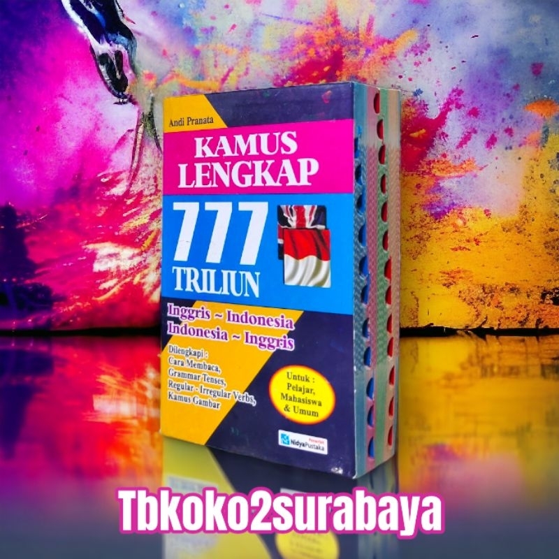 ENGLISH DICTIONARY 777 T ขนาด A6 SC ต้นฉบับ NIDYA PUSTAKA