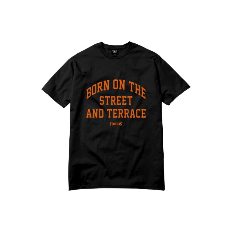 เสื้อยืด Born On The Street And Traces - สีส้ม