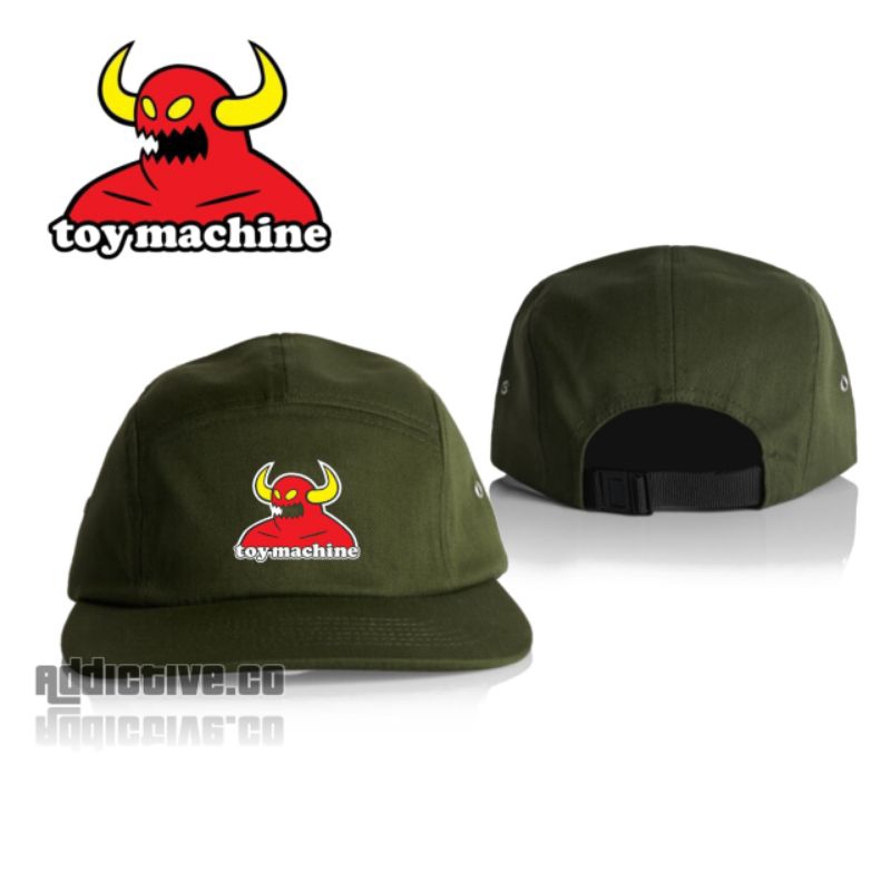 Toy MACHINE 5 PANEL HAT - ผู้ชายผู้หญิง DISTRO SNAPBACK PANEL SIX HAT SKATE