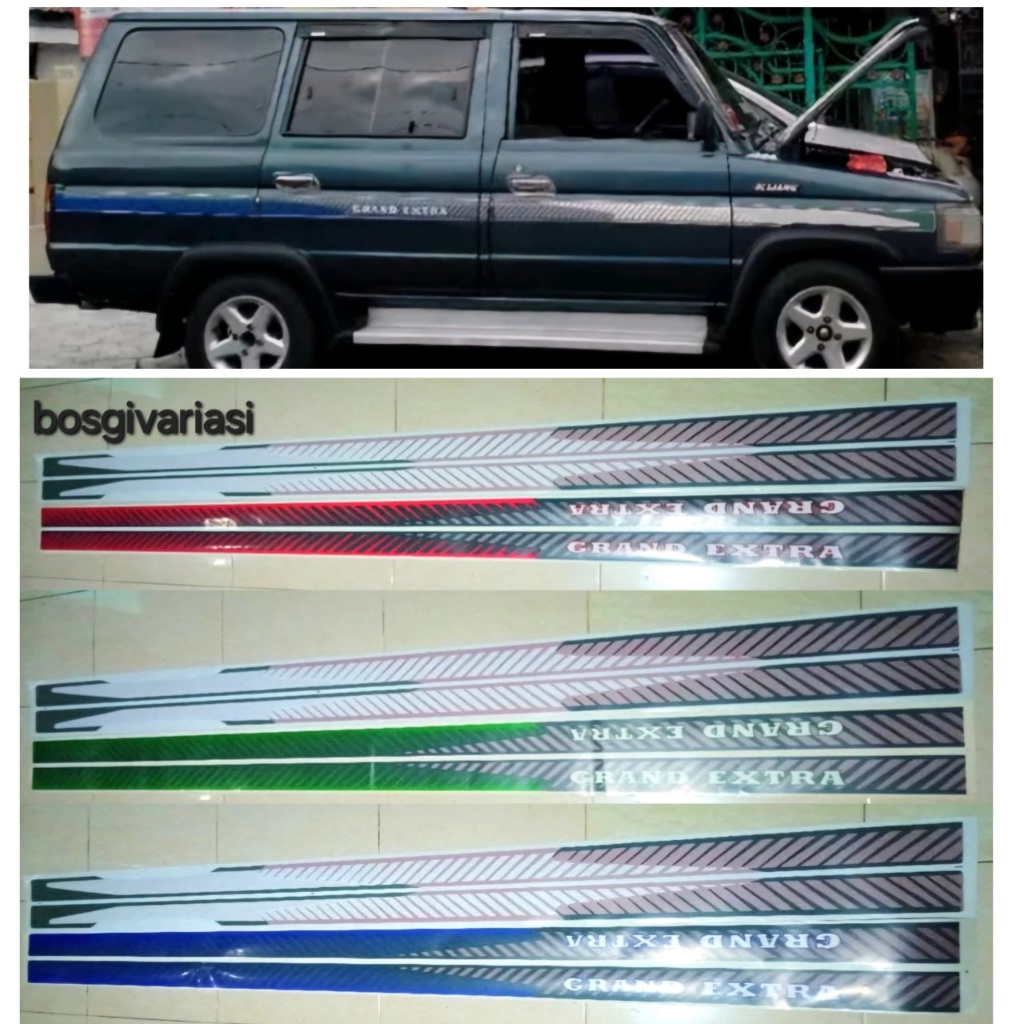 สติ๊กเกอร์ตัว Kijang Grand Extra 1.5 / สติ๊กเกอร์ Kijang Grand Extra / สติ๊กเกอร์ Kijang Grand Extra