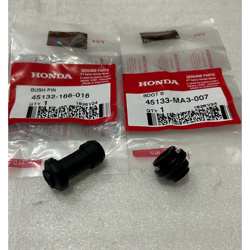 Original Honda Motorcycle Disc Caliper Bush Pin ยาง AHM 45133-MA3-007 45132-166-016