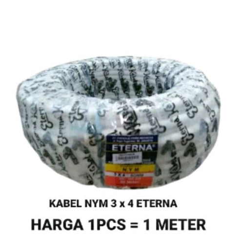 CODE F82Q METERAN ETERNA NYM 3x4 PLN Tufuur สายไฟเนื้อหาสายไฟ 3 x 4 มม.