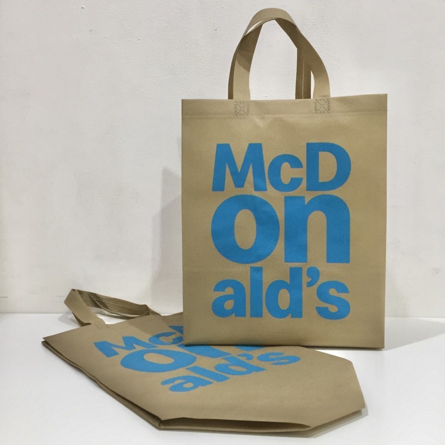 กระเป๋าช้อปปิ้ง Mcdonald/Sphton Mcd/Tote Bag Mcdonald/Reusable Bag Mcd/Reusable Mcdonals