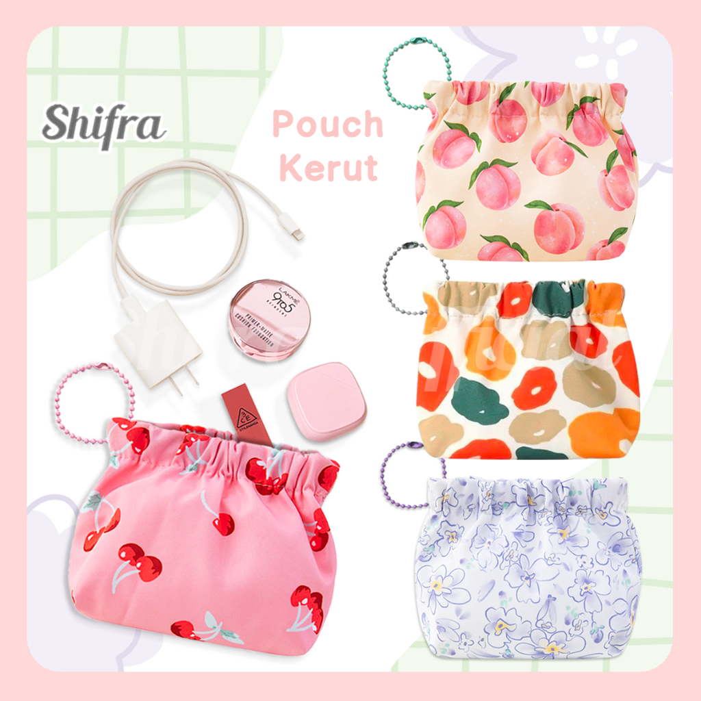 Shifra Mini Wallet Small Wallet Mini Pouch Women & 39;s Clip หูฟังลิปสติกเหรียญ