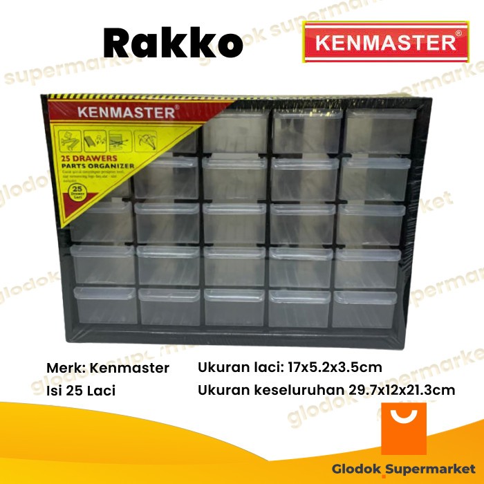 Rako Kenmaster Rakipanda 25 Slot Drawer Component Rack