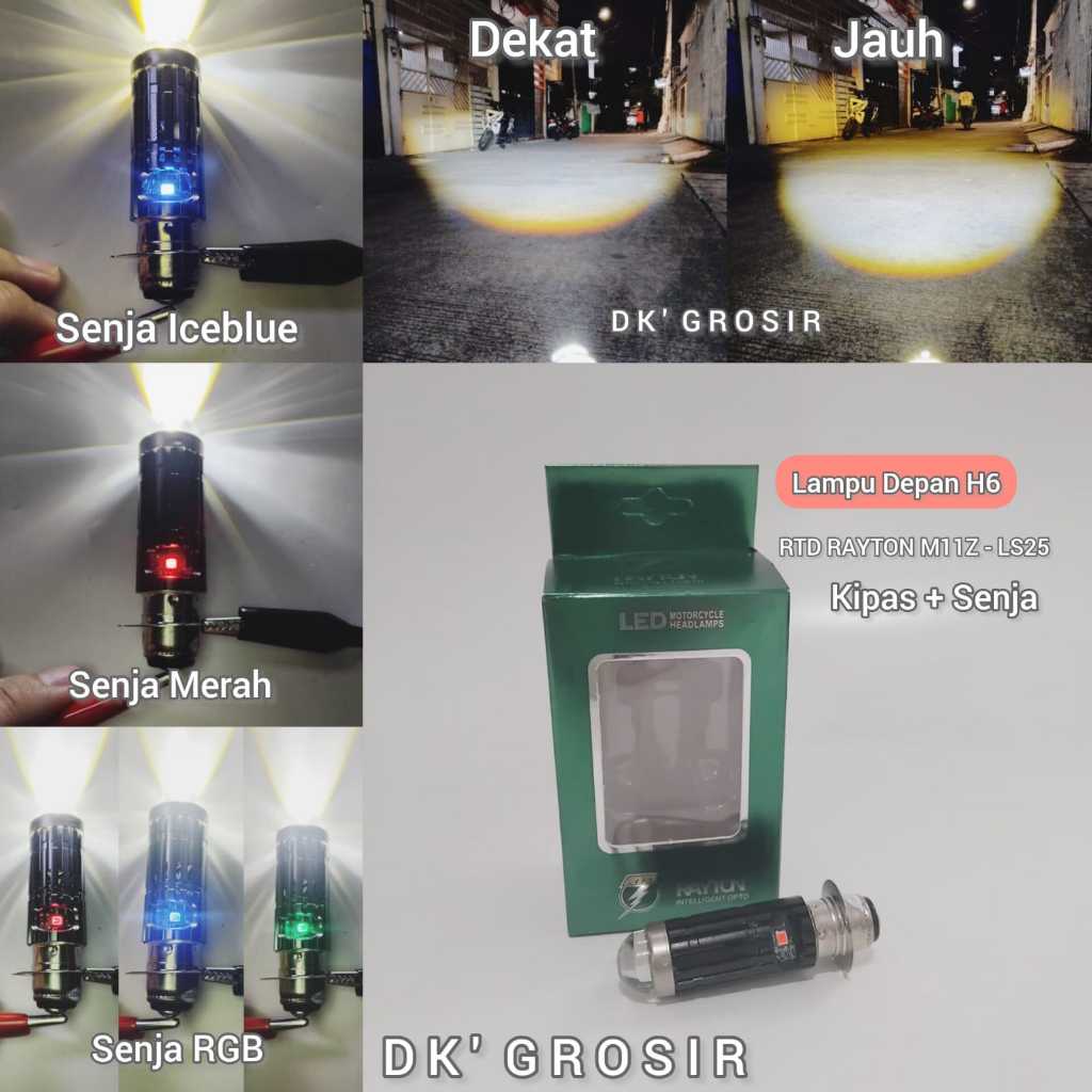 RTD M11Z & M11LS - H6 RTD Rayton ไฟหน้า plus RGB dusk Far Near D3 สีขาวเหลือง M11Z LS10 LS25
