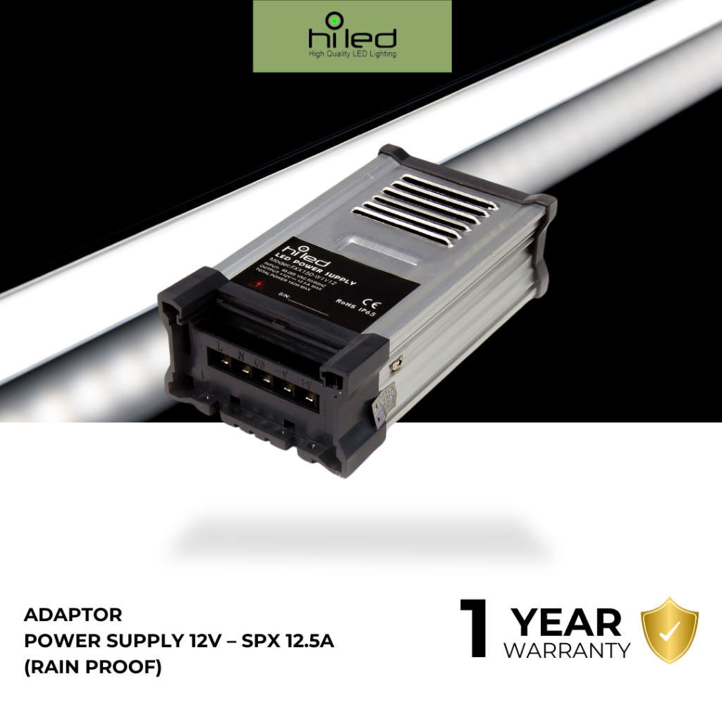 HILED-ADAPTOR/POWER SUPPLY SPX 12.5A -12VOLT OUTDOOR