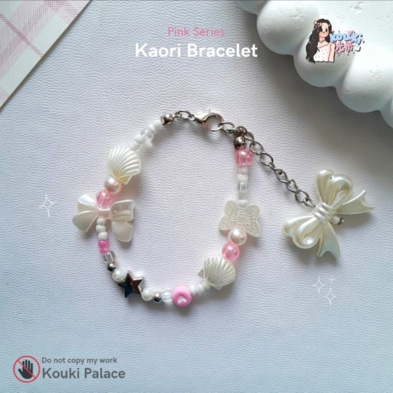 KAORI BRACELET Pink Coquette Series Mote Bead BRACELET