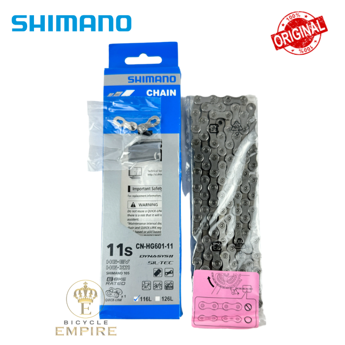 Shimano HG 601 105 CN-HG601 HG-X11 11 Speed จักรยาน Empire Chain