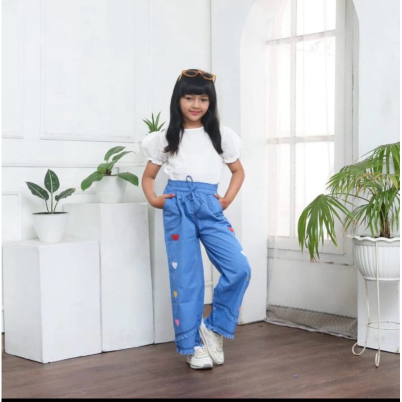 CHILDRENS JEANS CULOTTS 4-16 YEARS/CHILDRENS PALAZO BASIC