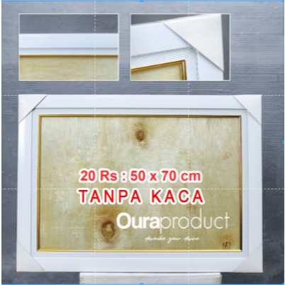 กรอบรูปไฟเบอร์ Double Frame (WITHOUT GLASS) 20RS ขนาด 50 x 70 ซม.