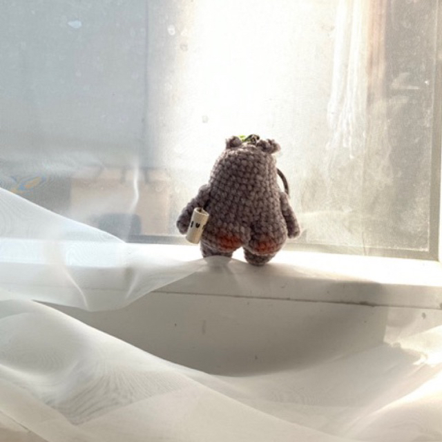 GANTUNGAN BABY TOTORO KEYCHAIN ไม้แขวนเสื้อน่ารัก