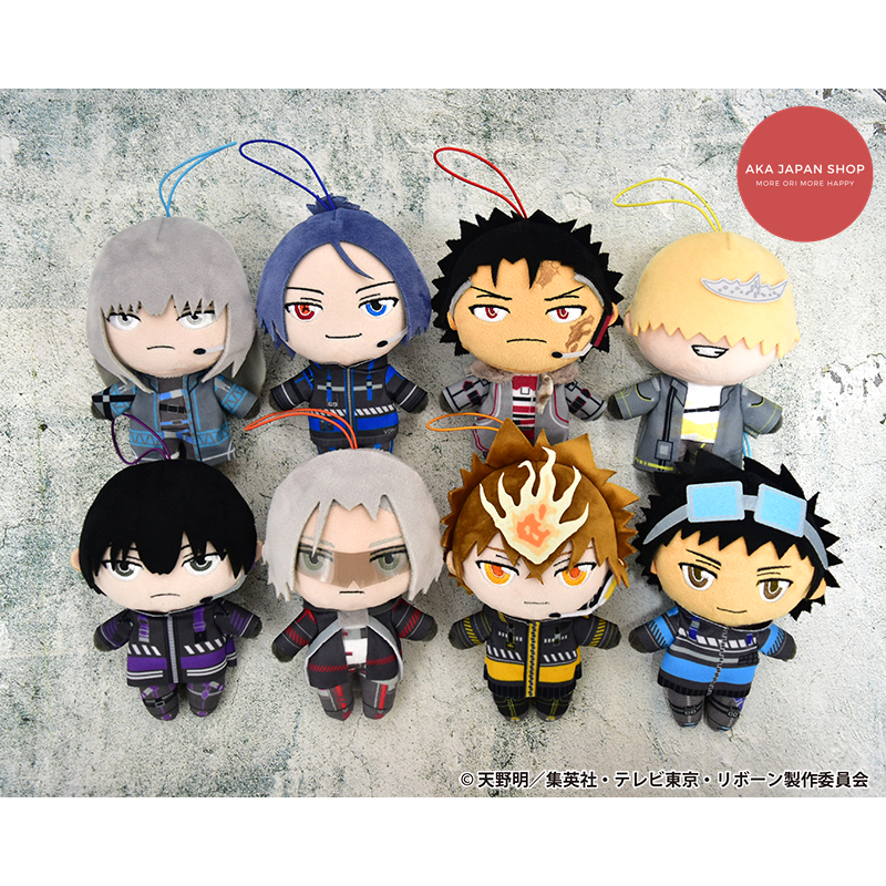 Katekyo Hitman Reborn Chotto Ookina Piko Nui Plushie Strap Mascot Tsunayoshi Sawada Takeshi Yamamoto