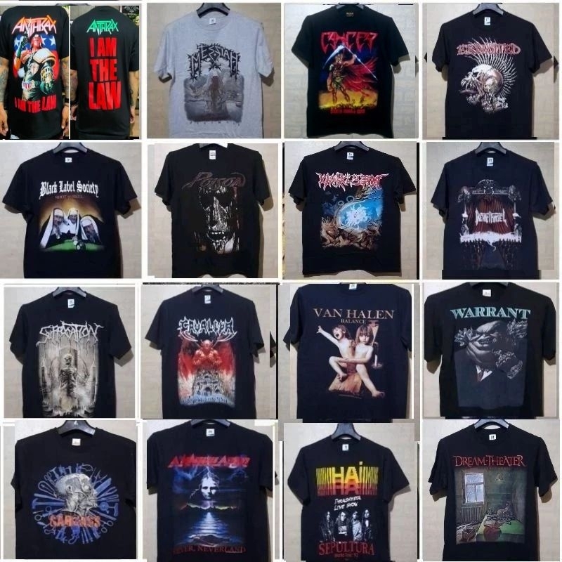 Korn/kreator/wacken/dying FETUS/BLACK LABEL SOCIETY Band เสื้อยืด