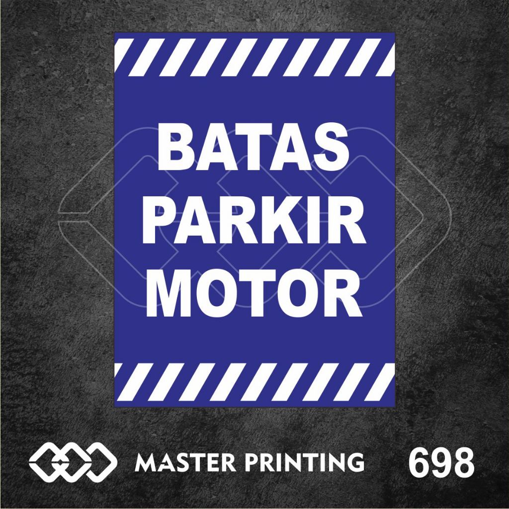 698 - สติกเกอร์จํากัดที่จอดรถรถจักรยานยนต์สติกเกอร์ไวนิลพรีเมี่ยมกันน้ําและปรับแต่ง