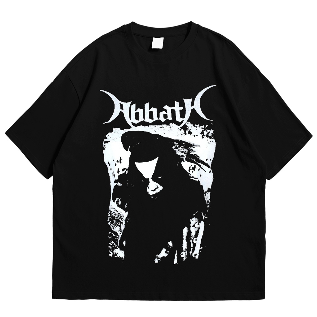 Baju Kaos Regular Abbath เสื้อยืดผู้ชายผู้หญิง Unisex Cotton Combed 24s