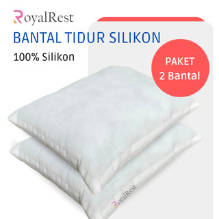 PAKET ISI 2 BANTAL SILIKON Harga Murah Empuk dan Awet
