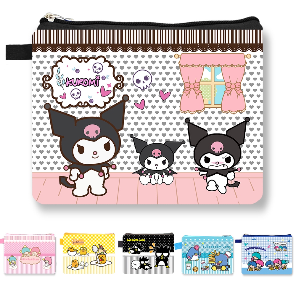 กระเป๋าสตางค์กระเป๋าขนาดเล็ก Sanrio Series ตัวละครสําหรับเด็ก กระเป๋าสตางค์เด็ก ของที่ระลึก ของขวัญวันเกิด