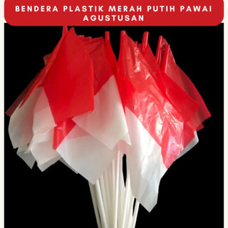 Bendera Plastik Merah Putih Pawai Agustusan