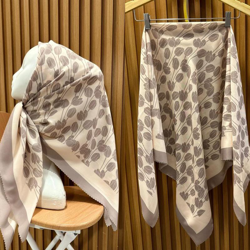 ลายสี่เหลี่ยม HIJAB ลายใหม่ล่าสุด DENAY HIJAB RECTANGULAR HIJAB Motif Premium Voal Veil ลายใหม่ล่าสุด 2024
