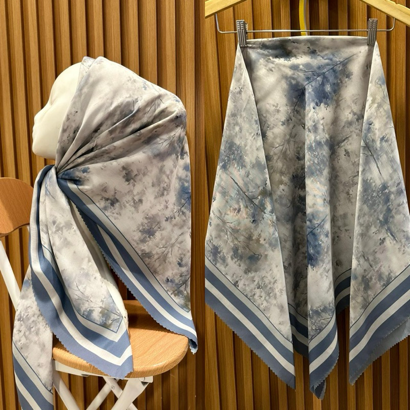 ลายสี่เหลี่ยม HIJAB ลายใหม่ล่าสุด DENAY HIJAB RECTANGULAR HIJAB Motif Premium Voal Veil ลายใหม่ล่าสุด 2024