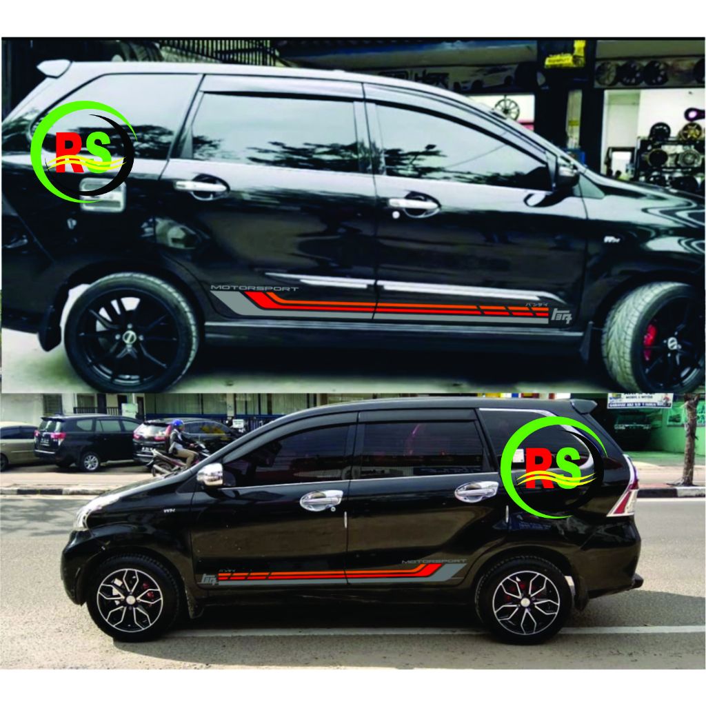Toyota avanza, Toyota veloz, xenia, xpander ฯลฯ สติ๊กเกอร์