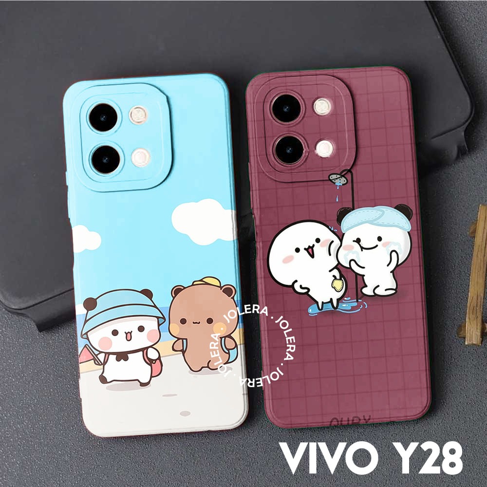 เคสสําหรับ VIVO Y28 4G SOFTCASE HANDPHONE FASHION JOLERA KARTUN98