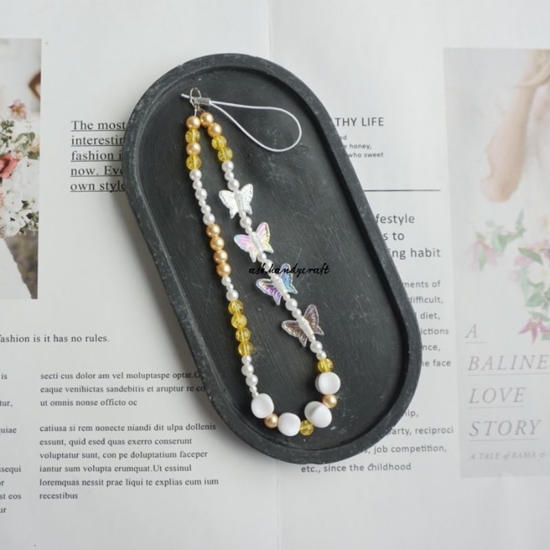 STRAP PHONE (G) YELLOW 7 Item - เกรดพรีเมี่ยม A