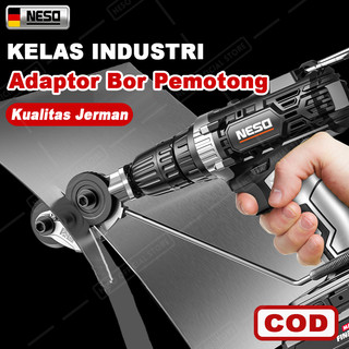 NESO Adapter Drill Plate Cutter Alat (COD) Adaptor Bor Pemotong Seng Potong Gunting Plat Besi Lembaran Logam converter bor jadi gunting