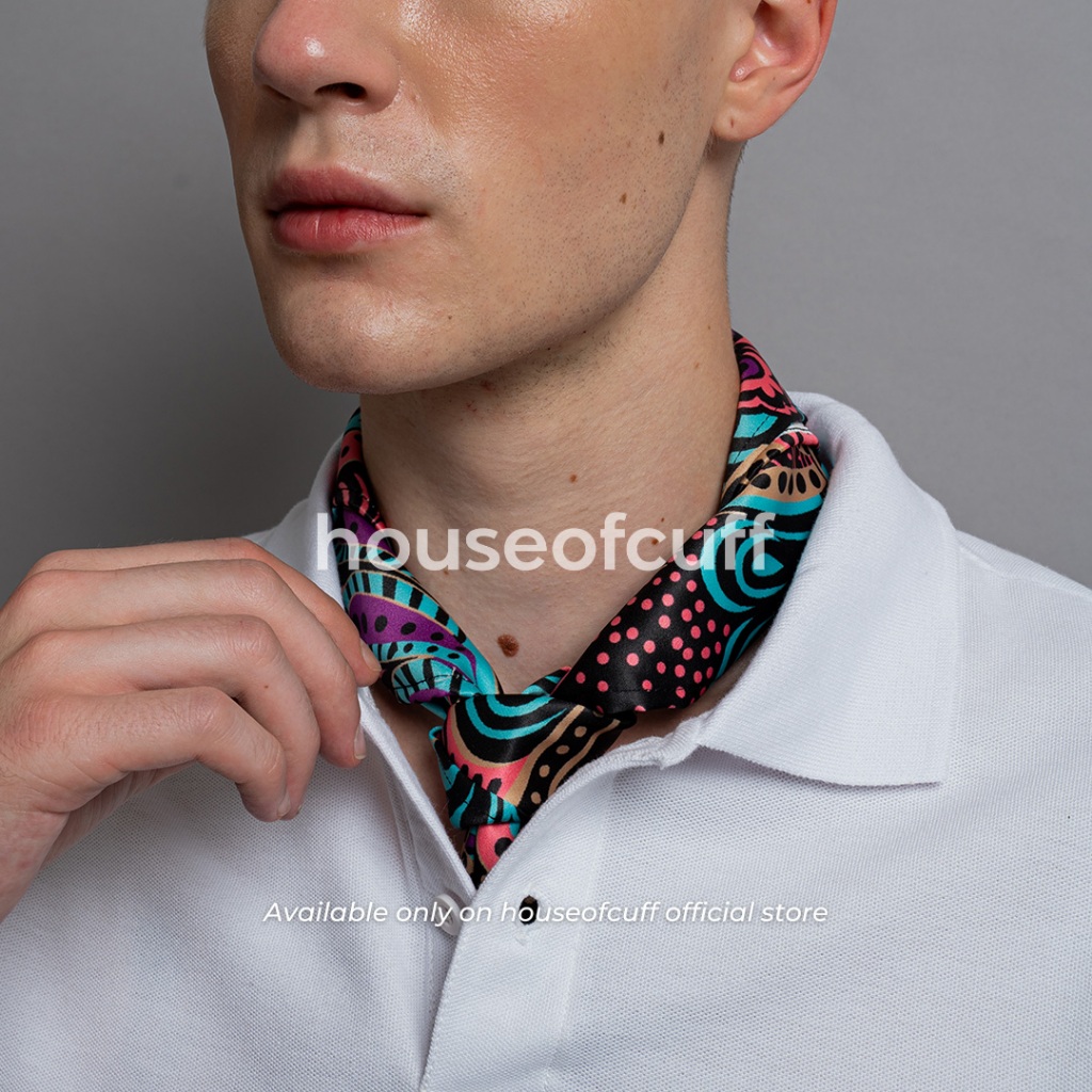 Houseofcuff Scarf ผ้าพันคอผู้ชายอย่างเป็นทางการคอผ้าพันคอ X05