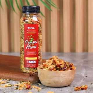 Sambel Awur - Sambal Kering Kriuk Pedas Lezat Sambel Daun Jeruk