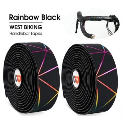 West Biking Bartape Road Bike Bar Tape Dropbar Racing Bk Multi