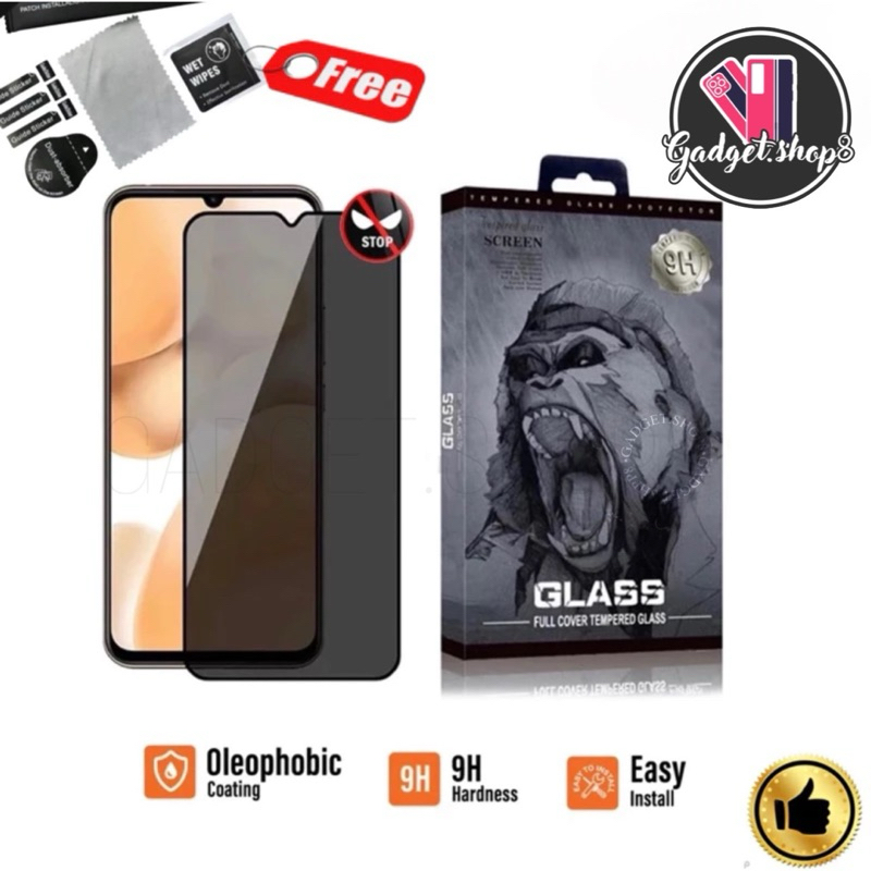 [ใหม่] GG Glass Anti Privacy XIAOMI POCO X3 X4 X5 X6 M3 M4 M5 M5S M6 PRO GT 4G 5G กระจกนิรภัยพรีเมี่