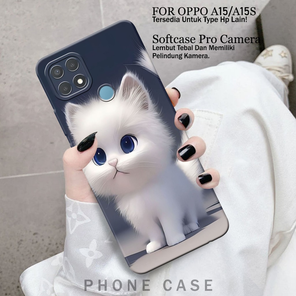 เคส HP Oppo A15 / A15s - เคสโทรศัพท์ Oppo A15 / A15s - (Cat) - เคสโทรศัพท์ - เคสโทรศัพท์ - เคสโทรศัพ